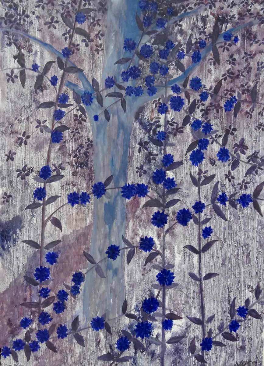 'Plentiflora in blue' by Steven Voss