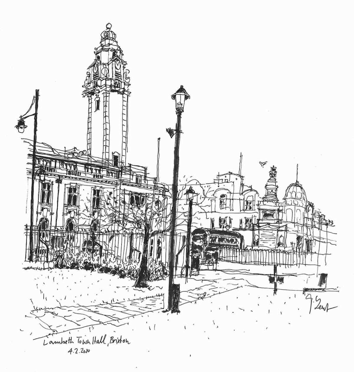 'Lambeth Town Hall' by Tillmann Lenz