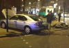 A Ford Mondeo mounted the pavement on Brixton Water Lane