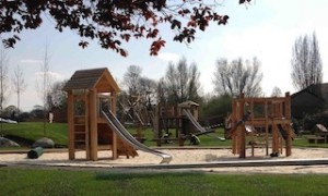 PLAYGROUND: The facilities at Brockwell Park (above) are open, but seven adventure playgrounds remain closed today
