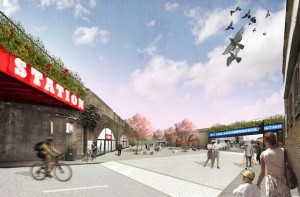 MASTERPLAN: An artist's impression of what Loughborough Junction could look like. 