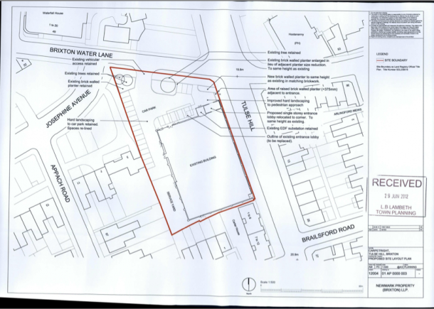 Planning permission for a new entrance to the building was granted in August last year 