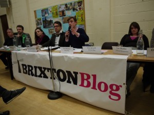 Residents question candidates at a previous Brixton Blog hustings event in Brixton Hill 