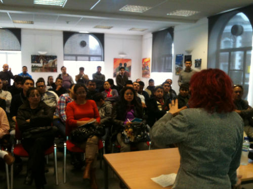 IRMO puts on classes and workshops for the Latin-American community in Brixton