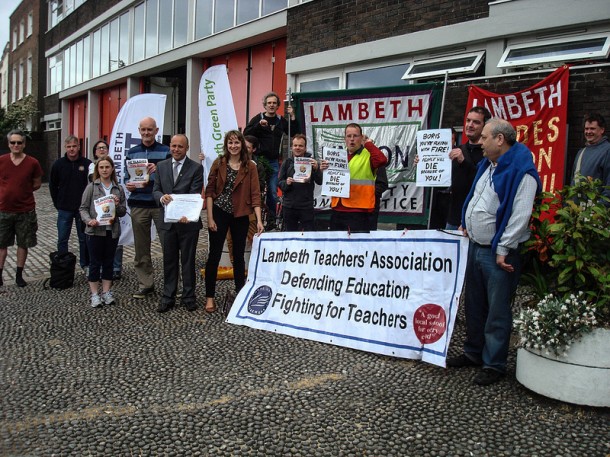 Campaigners oppose the closure of Clapham Fire Station