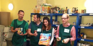 Volunteers at Brixton Food Bank