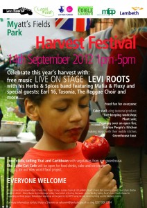 Harvest Festival at Myatt's Fields Park - Brixton