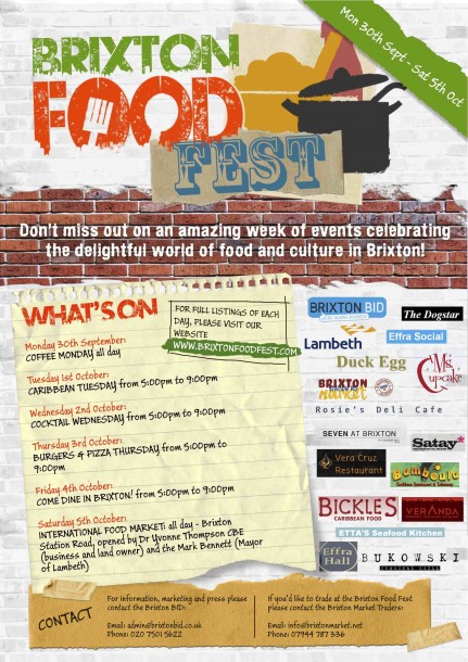 International food festival Brixton BID