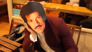 Is that you Lionel? A still from the promotional video