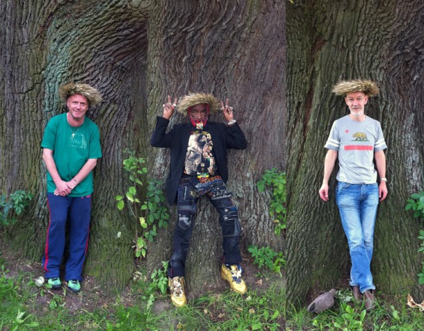 Left to right: Alex Patterson; Lee Scratch Perry & Thomas Fehlmann