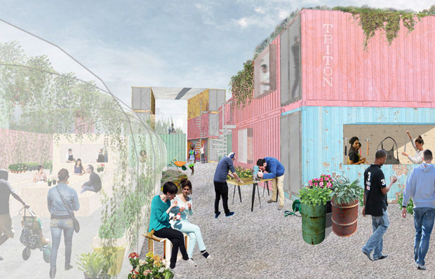 Artists' impression of the grow:Brixton project  