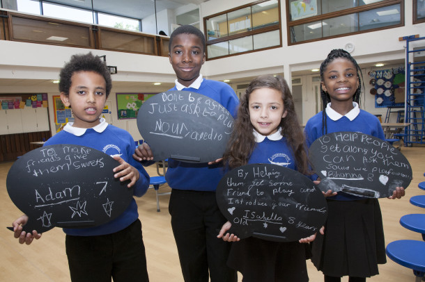 BIG LUNCH: Loughborough Primary School children share their tips for making new friends