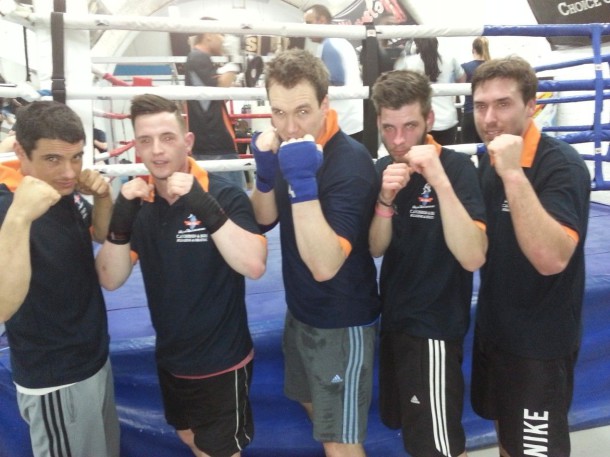 Fulham plumbers ready to fight in aid of Action for Children (2)