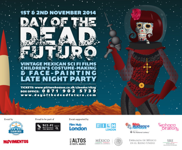 Day of the Dead Futuro Poster Digital