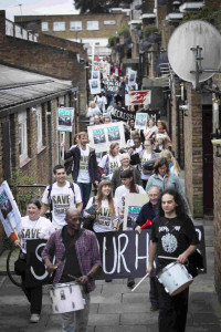 Save Cressingham Gardens 2 Protest March