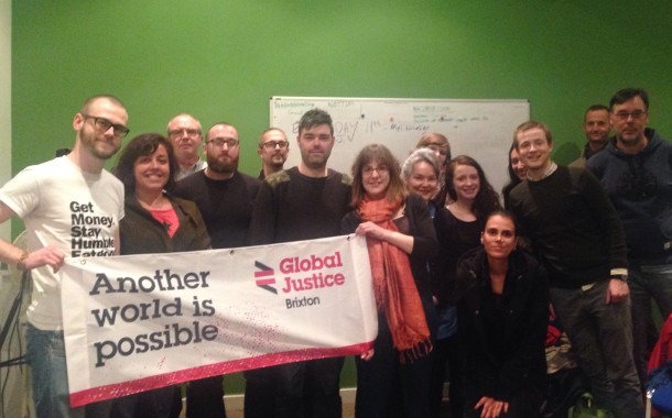 Global justice Brixton launch pic