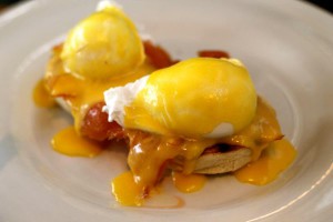 Lido Cafe eggs benedict