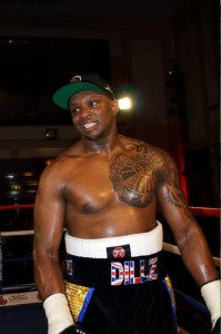 Brixton boxer Dillian Whyte in the ring