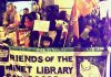Friends of Minet library protest