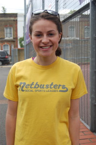 Netbusters league manager Amy McCluskey 