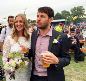 Newlyweds Lauren and Denis at Lambeth Country Show