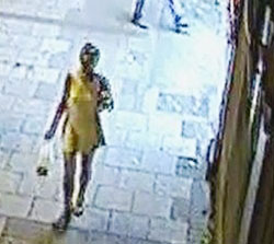 CCTV image of woman