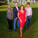 Sarah Willingham with fellow judges in the Dot London business awards
