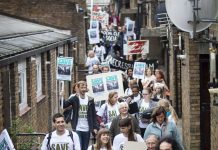 Cressingham residents protest