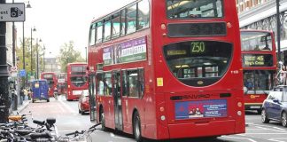 Traffic on Brixton Road