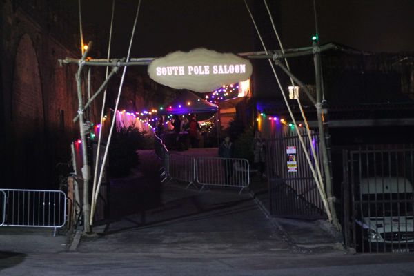 South Pole Saloon gate