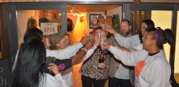 CoPop members toast their new venture at PopBrixton
