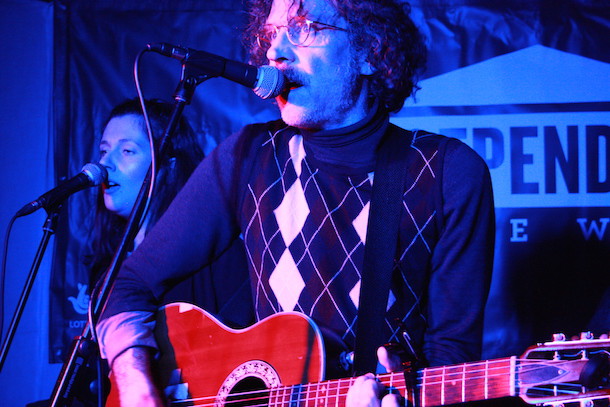 Martin Creed playing the Windmill. Photo by Holly Whitaker