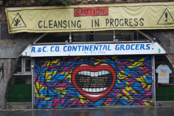 The former A&C Deli on Atlantic Road, now the home of the Brixton Pound
