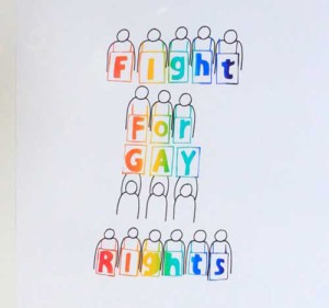 Lambeth College Gay rights poster