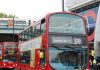 Buses outside Brixton Tube station