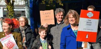 Herne Hill library protest