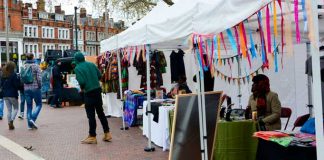 Diversity market at Windrush Square