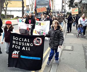 Youth housing march