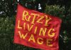 Ritzy workers' banner at the 2016 Lambeth Country Show
