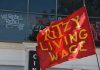 Ritzy living wage banner