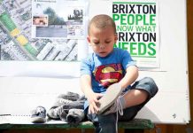 Child with Brixton Green poster