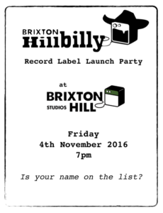 Flyer for Brixton Hill Studios