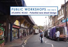 Public Workshop flyer for improvements to Atlantic Road