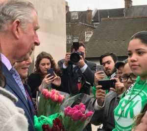 Prince Charles meets young people from BigKid Foundation