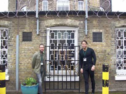 TOWIE’s Pete Wicks and James Lock at The Clink Restaurant, HMP Brixton