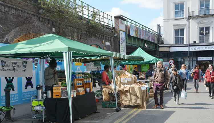 Market, railway and retail – key features of the Brixton economy