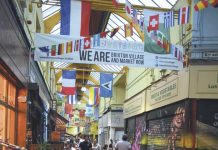 Brixton market interior