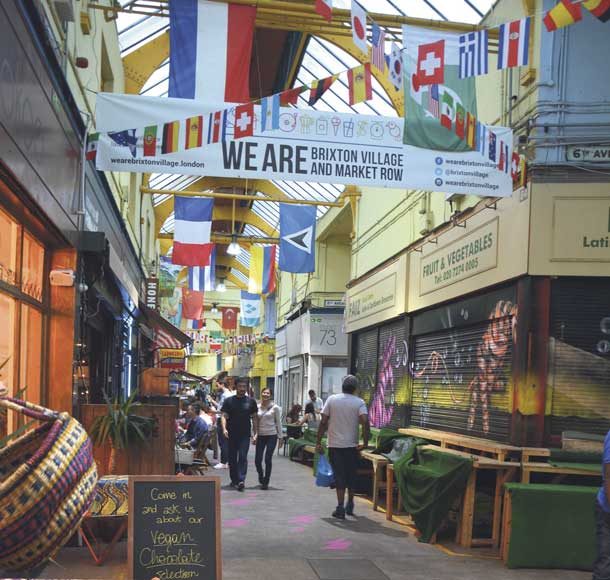 Brixton market interior