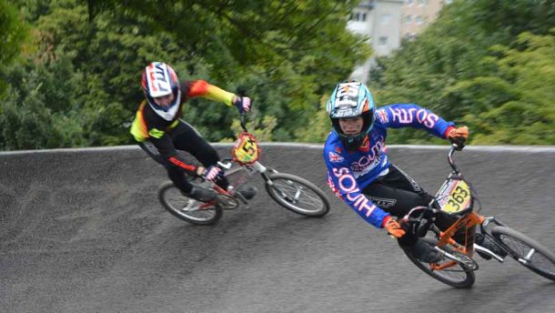 BMX racing in Brockwell Park, Brixton