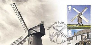 special stamp of Brixton Windmill